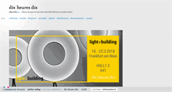 Desktop Screenshot of dixheuresdix.com