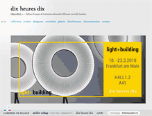 Tablet Screenshot of dixheuresdix.com